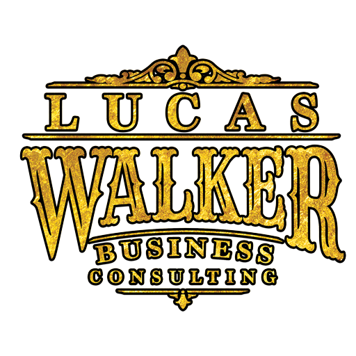 Website Logo Lucas Walker Business Consulting LLC (New Gold Logo)